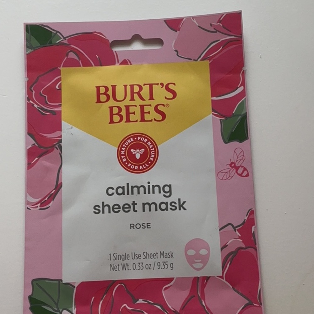 Burt's Bees Rose Calming Sheet Mask